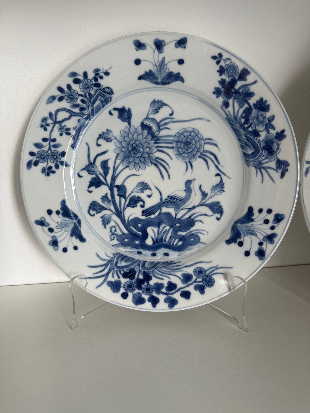 Antiek Chinees Blauw-Wit Bord, 18e Eeuw, 29,5 cm, Antiek en Kunst, Ophalen of Verzenden