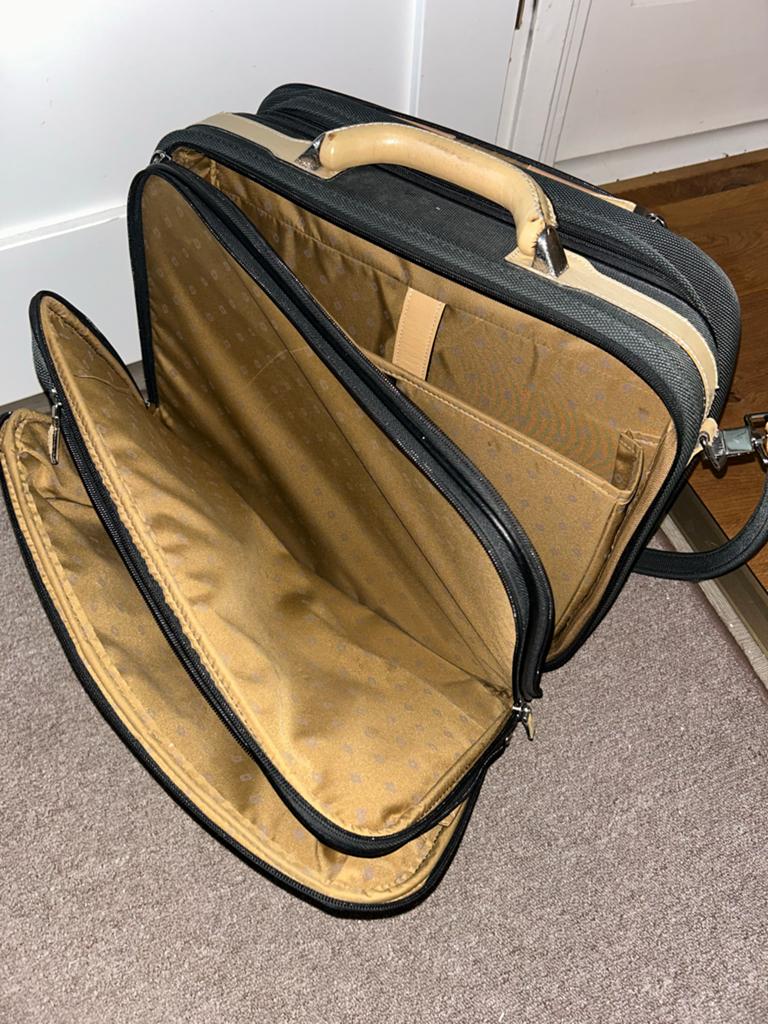 Samsonite Laptop Trolley met Kledingvak - Zo goed als nieuw, 40 tot 60 cm, 20 tot 30 cm, Zwart, Ophalen of Verzenden