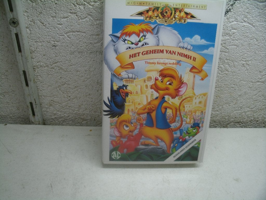 vhs 169a het geheim van nimh 2, Alle leeftijden, Ophalen of Verzenden, Zo goed als nieuw, Overige typen
