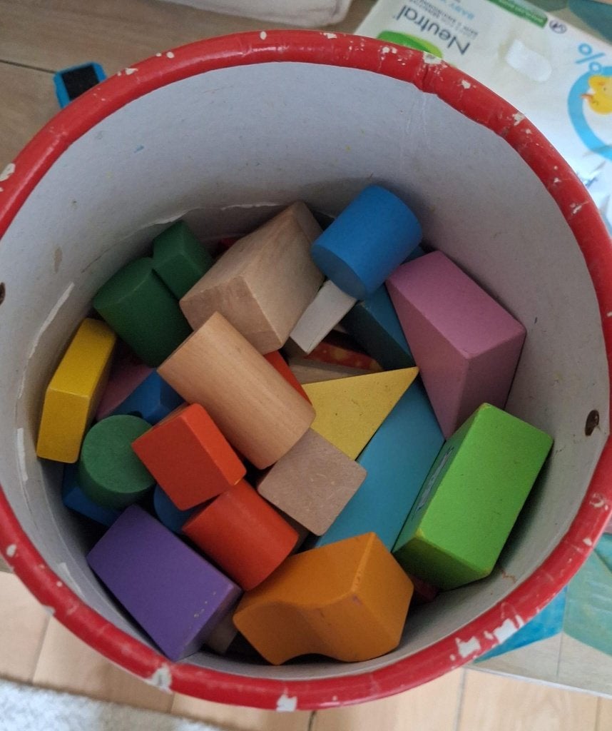 houten blokkendoos, Ophalen, Gebruikt, Overige typen