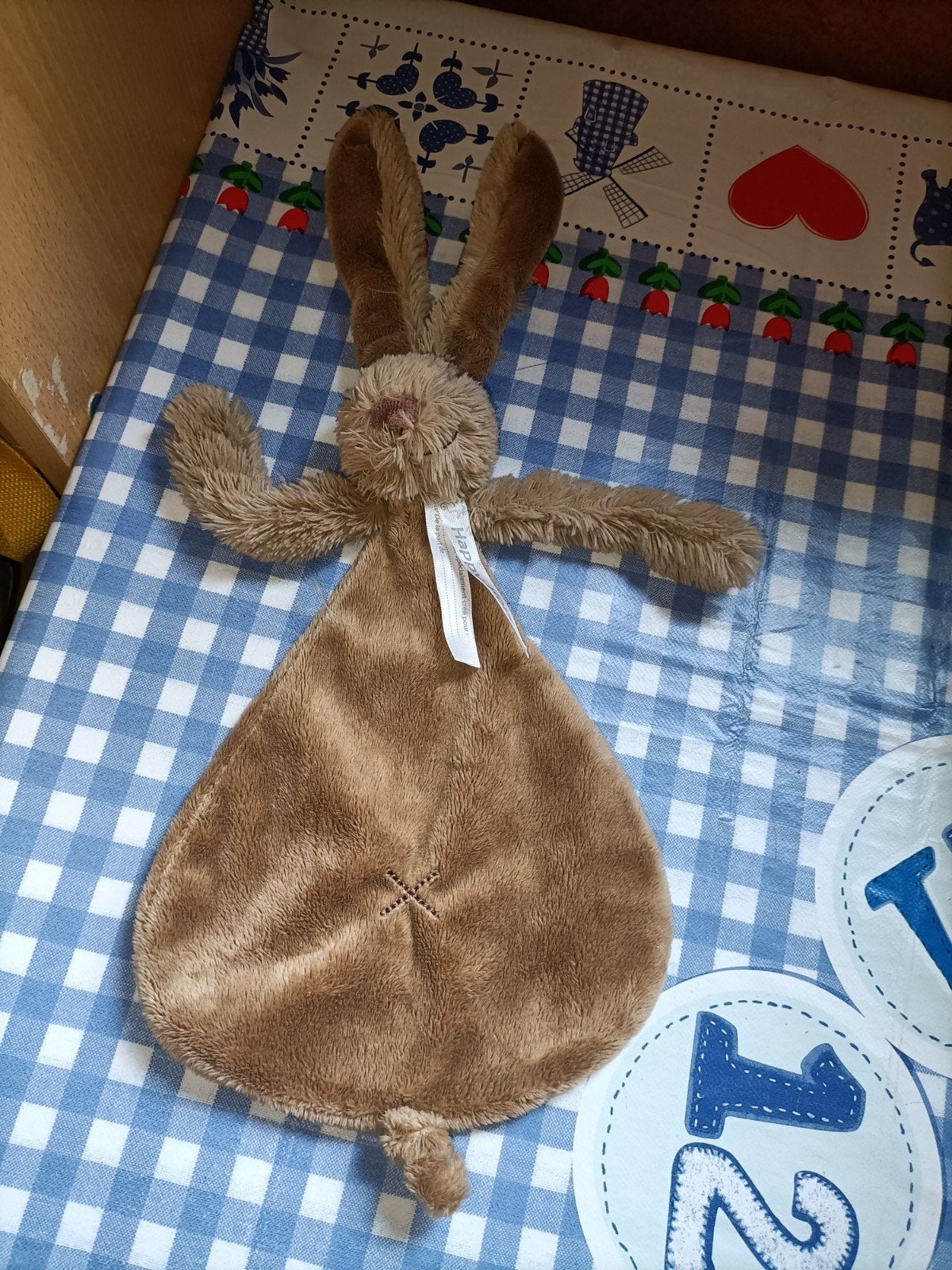 Happy Horse bruin konijn Knuffeldoekje, Ophalen of Verzenden, Zo goed als nieuw, Konijn