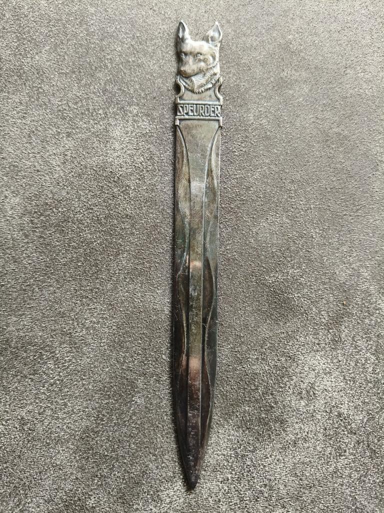 Vintage Briefopener Speurder Herdershond, Ophalen of Verzenden