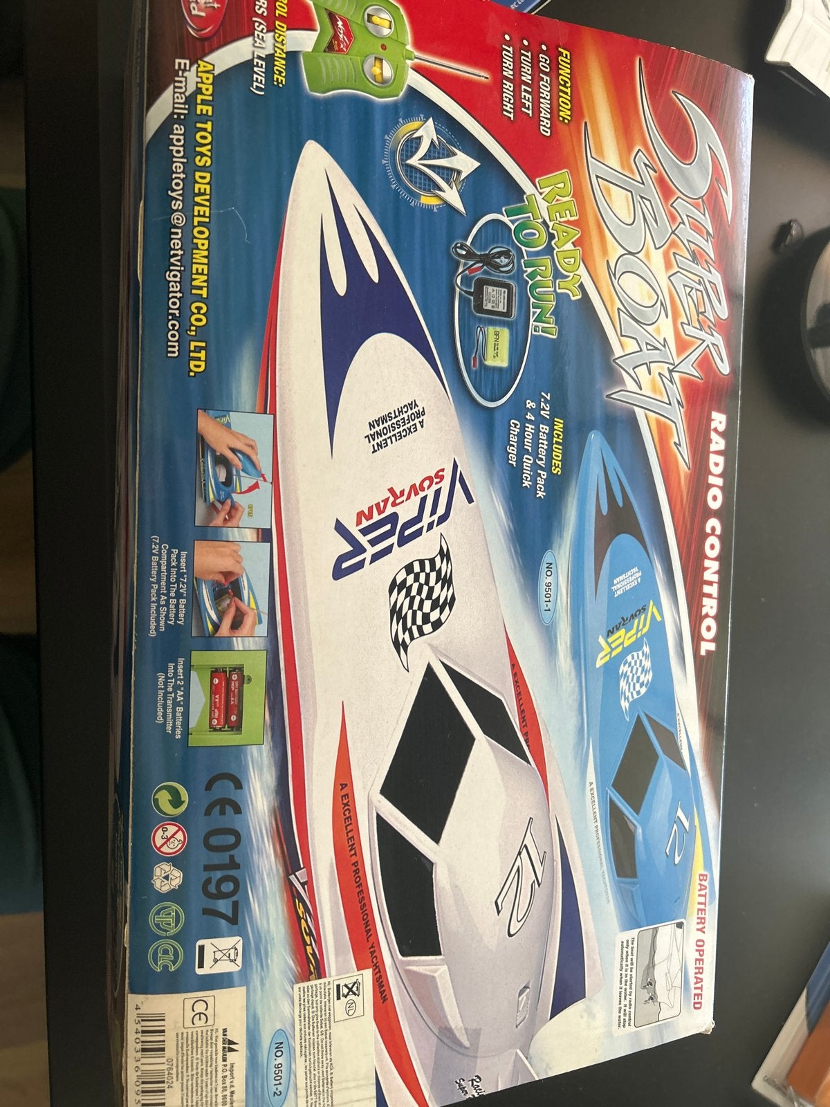 Super Boat RC Speedboot - Nieuwstaat, enkel geopend, Ophalen, Zo goed als nieuw, Groter dan 1:32, Overige merken