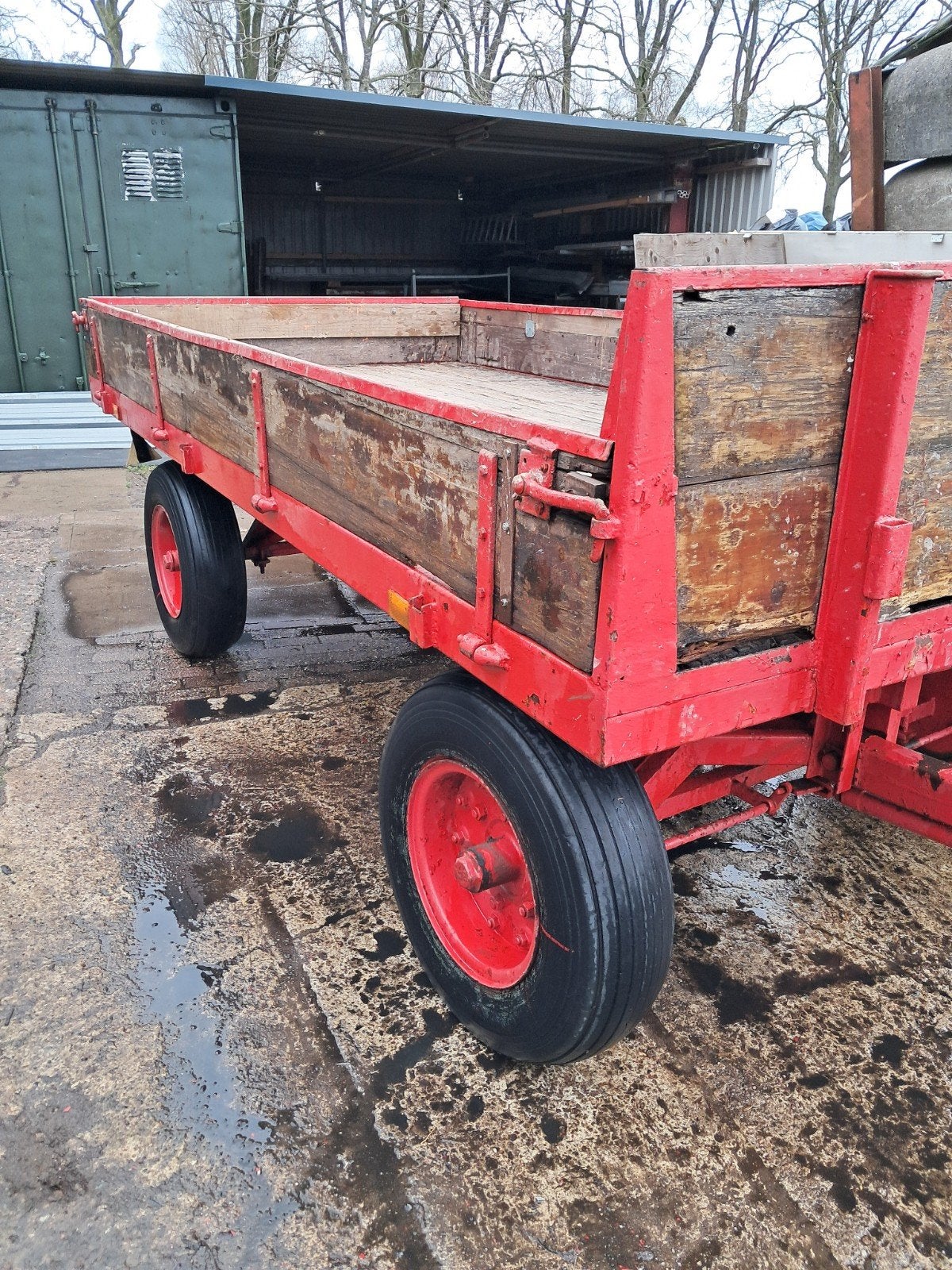 Landbouw wagen, Ophalen