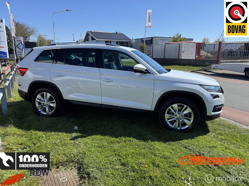 Skoda Kodiaq 2.0 TSI 180pk 4x4 Style Business Full options, Automaat, Gebruikt, Zwart, 4 cilinders