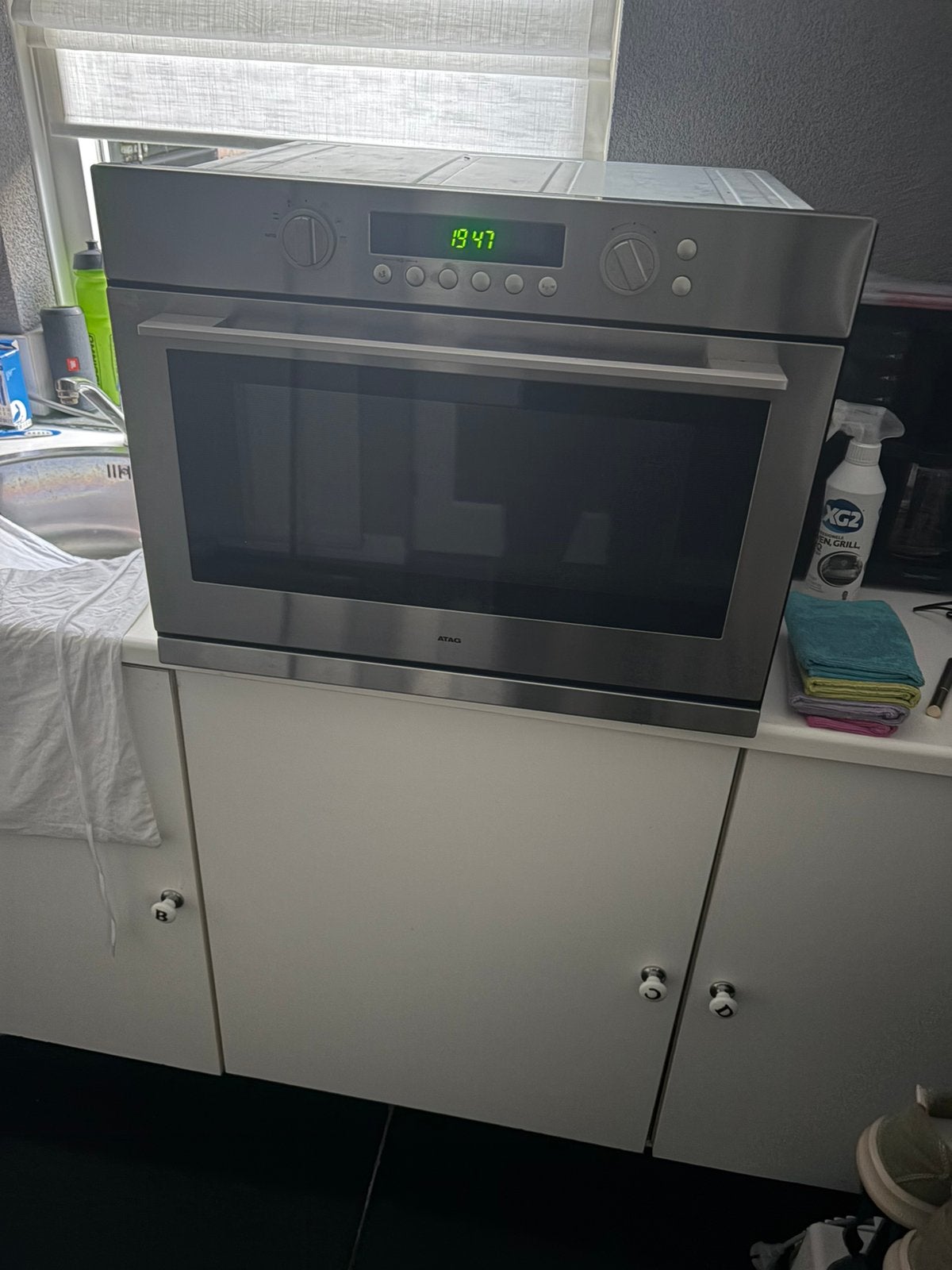 ATAG inbouw combi-oven MX4211auu, Ophalen, Zo goed als nieuw