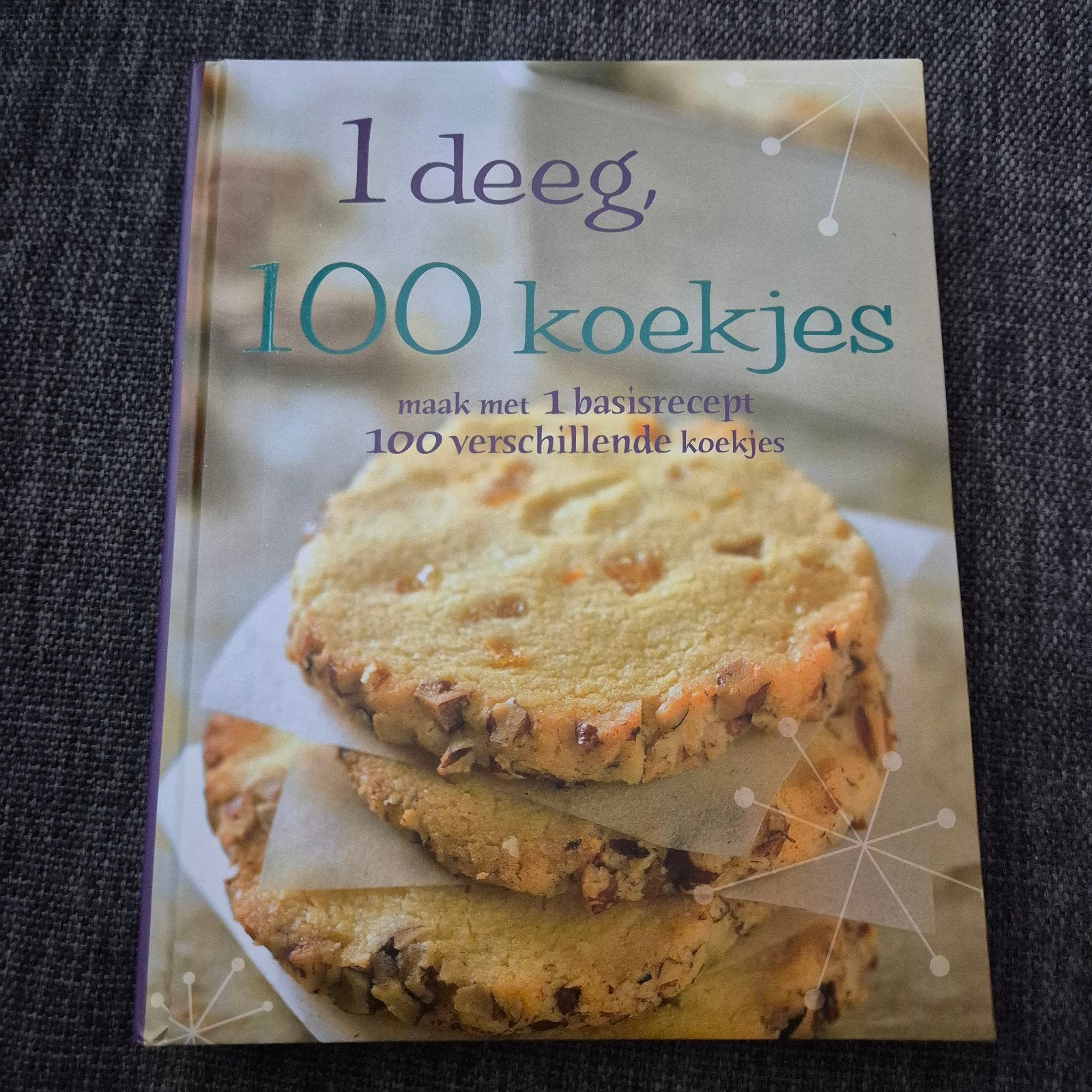 1 Deeg, 100 Koekjes - Bakboek met basisrecept, Ophalen of Verzenden, Zo goed als nieuw, Overige gebieden, Onbekend