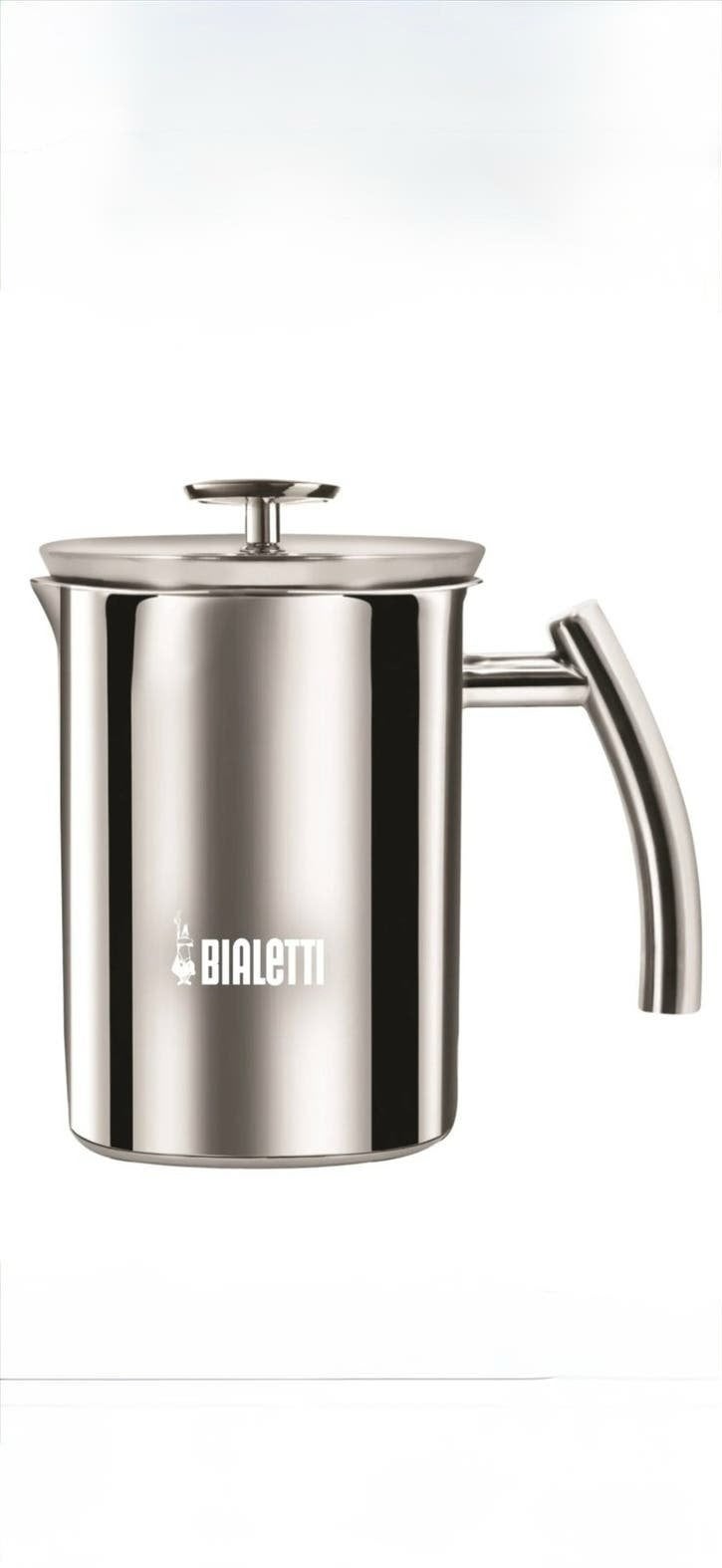Bialetti Melkopschuimer RVS, Witgoed en Apparatuur, Melkopschuimers, Ophalen of Verzenden, Zo goed als nieuw, Handmatige melkopschuimer