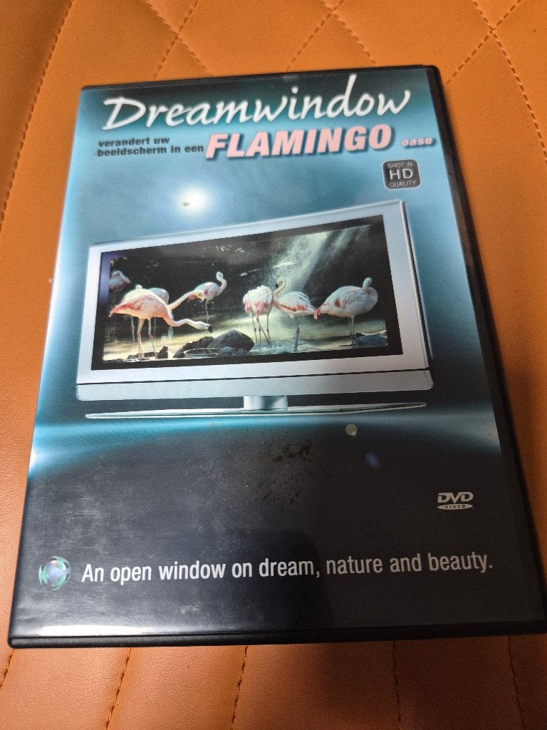 Dreamwindow Flamingo Oase DVD - Ontspannende Natuurbeelden, Alle leeftijden, Inclusief doosje, Overige typen, Overige soorten