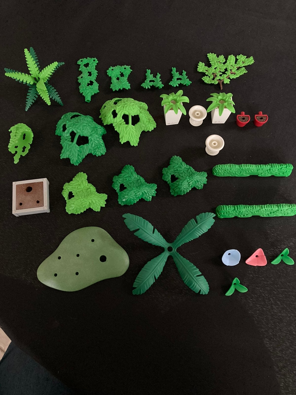 Playmobil plantenbak , planten., Ophalen of Verzenden, Zo goed als nieuw