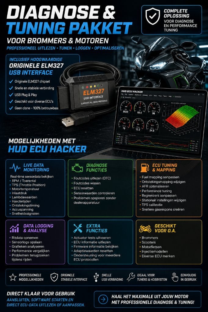 Brommer en Motor diagnose en tuning, Ophalen, Nieuw