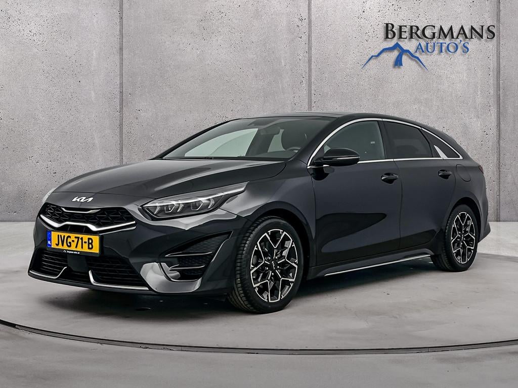 Kia ProCeed - 1.5 T-GDI GT-PlusLine // DEALERONDERHOUDEN //, Auto's, Kia, Gebruikt, 4 cilinders, Leder en Stof, Zwart