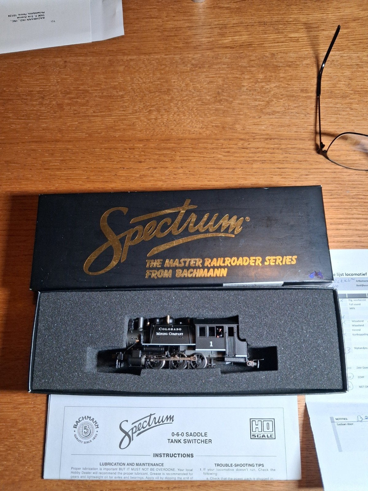 bachmann spectrum sadle tank, Bachmann, Ophalen of Verzenden, Zo goed als nieuw, Analoog