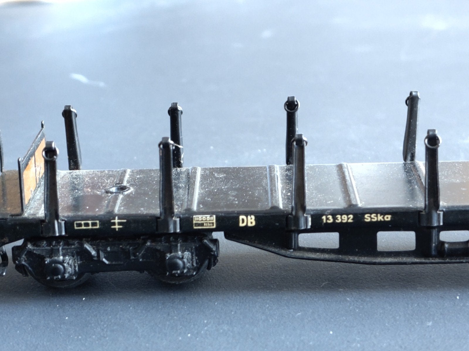 Märklin DB SSkq platte wagen - Gebruikt, Wisselstroom, Gebruikt, Wagon, Ophalen of Verzenden