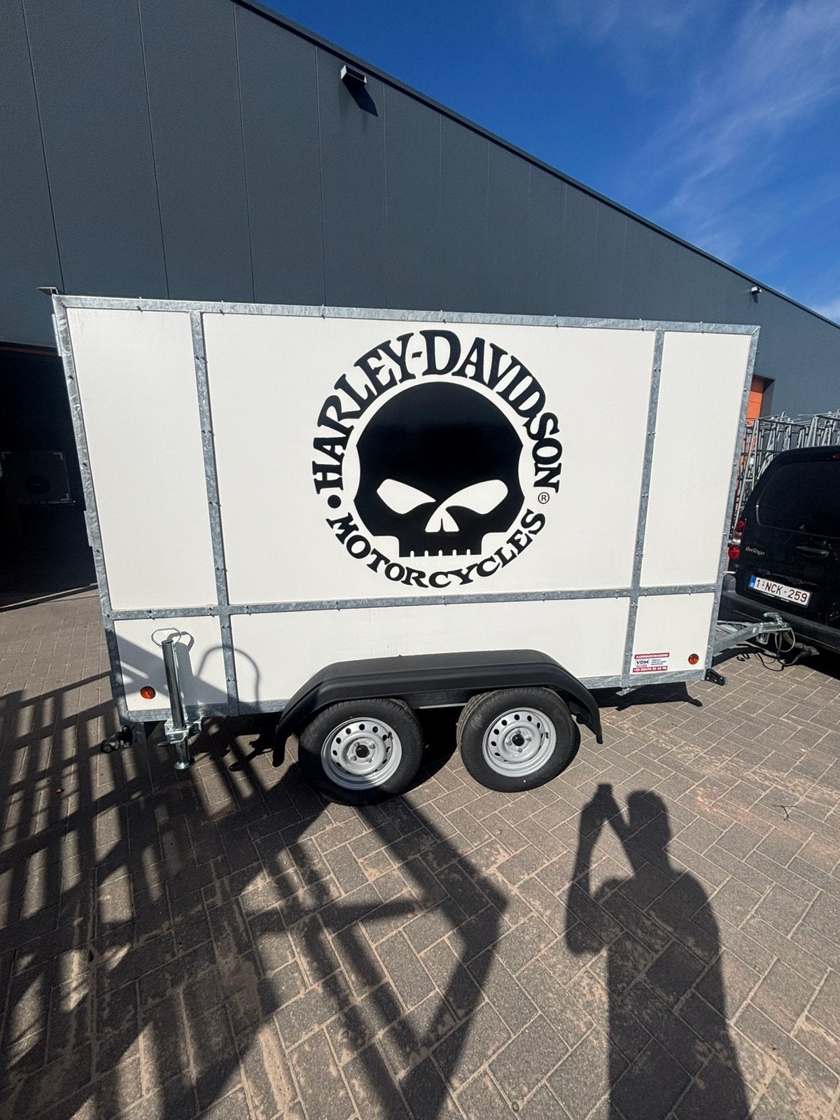 Gesloten dubbel as 300x150x180, Ophalen, Zo goed als nieuw
