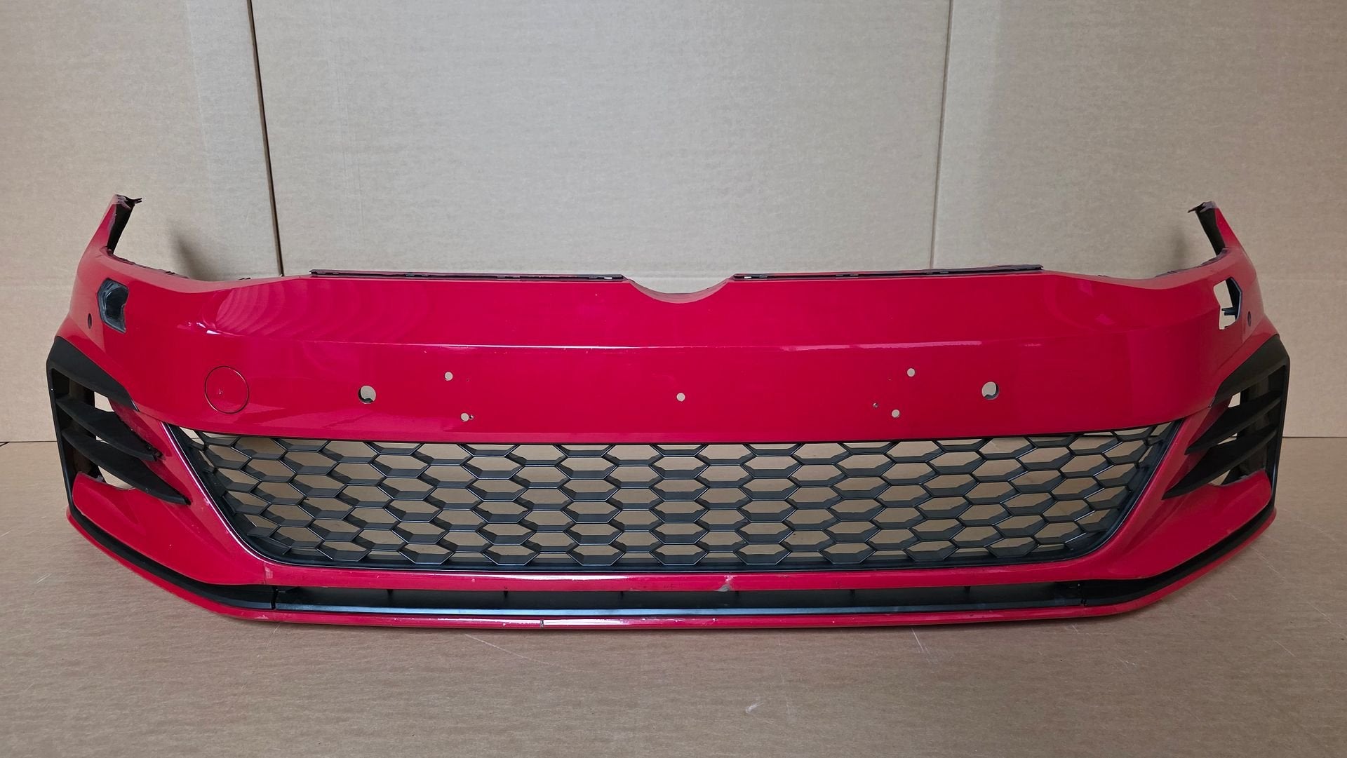 Voorbumper Volkswagen Golf 7 VII 7.5 4xPDC KLS GTI GTD VW, Gebruikt, -, Voor, Ophalen of Verzenden