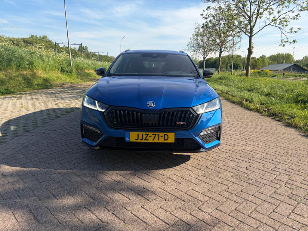 Skoda Octavia 1.4 TSI iV 245pk Phev DSG 2021 Blauw, Auto's, 4 cilinders, Blauw, Plug-in hybride, 149 pk
