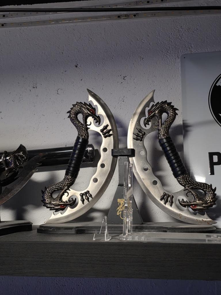 Decoratieve Draken Dolken Set - Uniek Design, Ophalen of Verzenden, Zo goed als nieuw