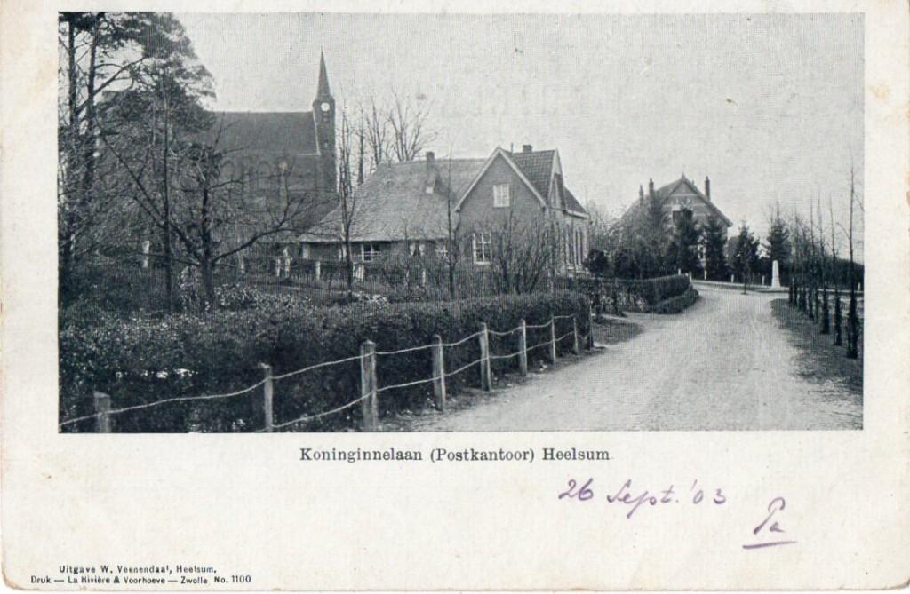 NS42 Heelsum 1903 Koninginnelaan Postkantoor (Veenendaal), Verzenden, Voor 1920, Ongelopen, Gelderland