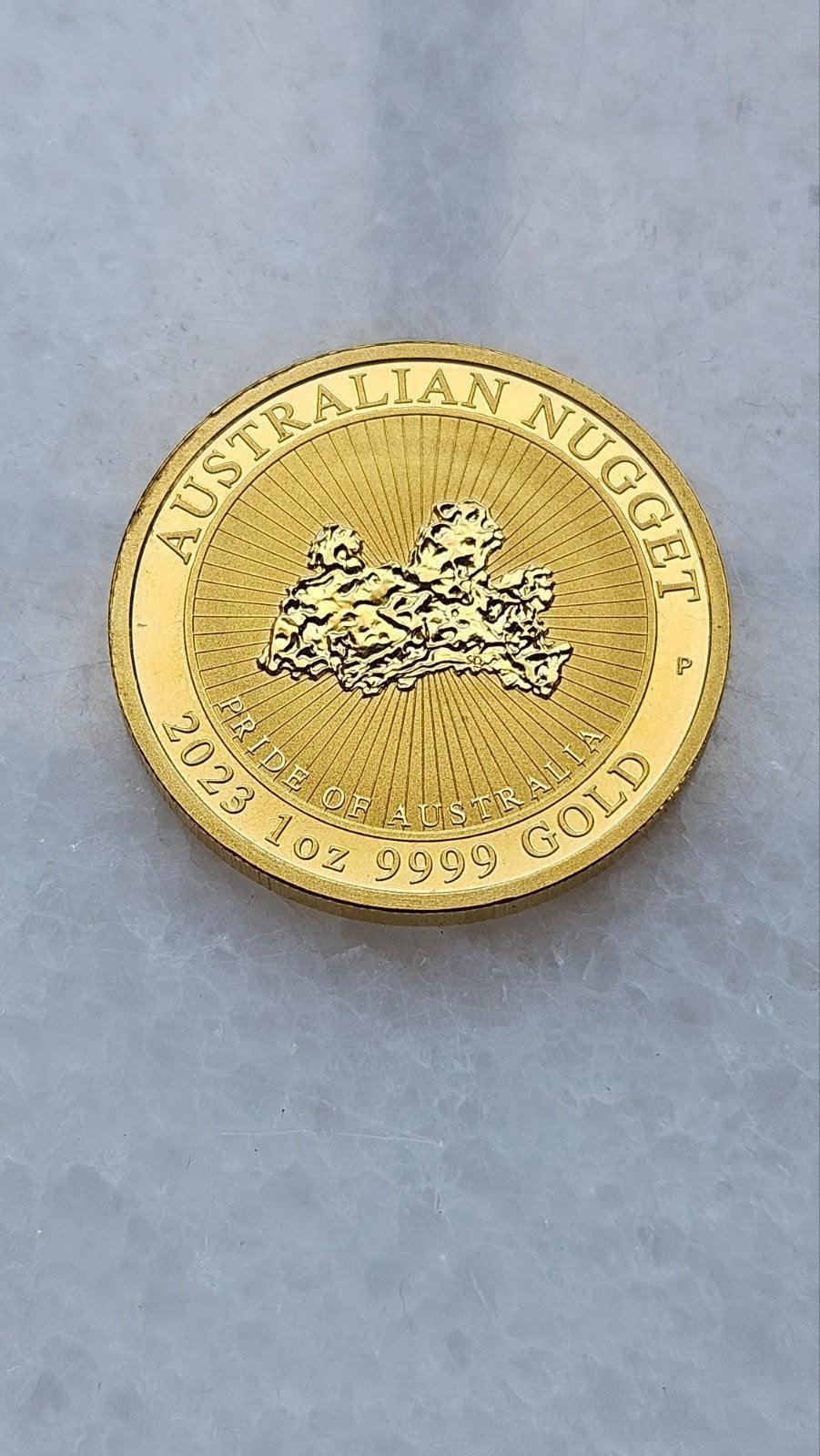 1 ounce goldnugget 2023, Ophalen of Verzenden, Goud