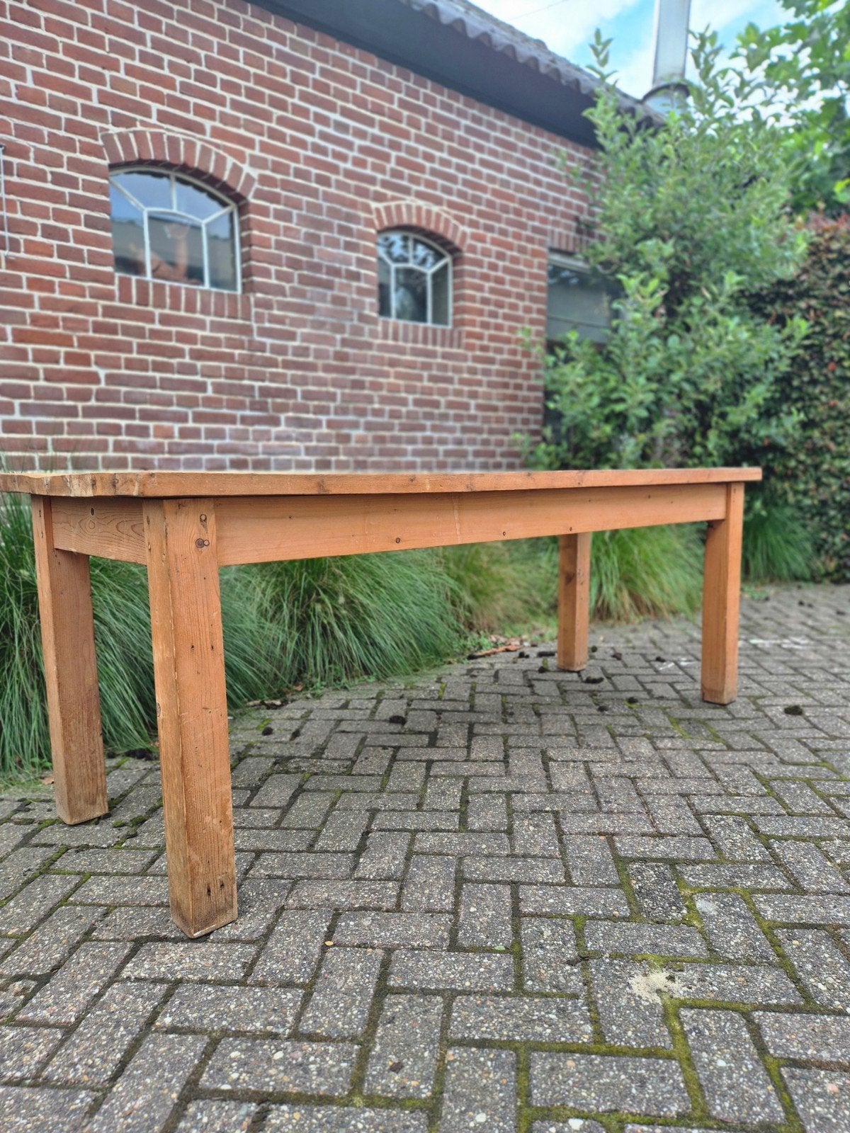 Stoere oude tafel eettafel, Antiek en Kunst, Ophalen of Verzenden