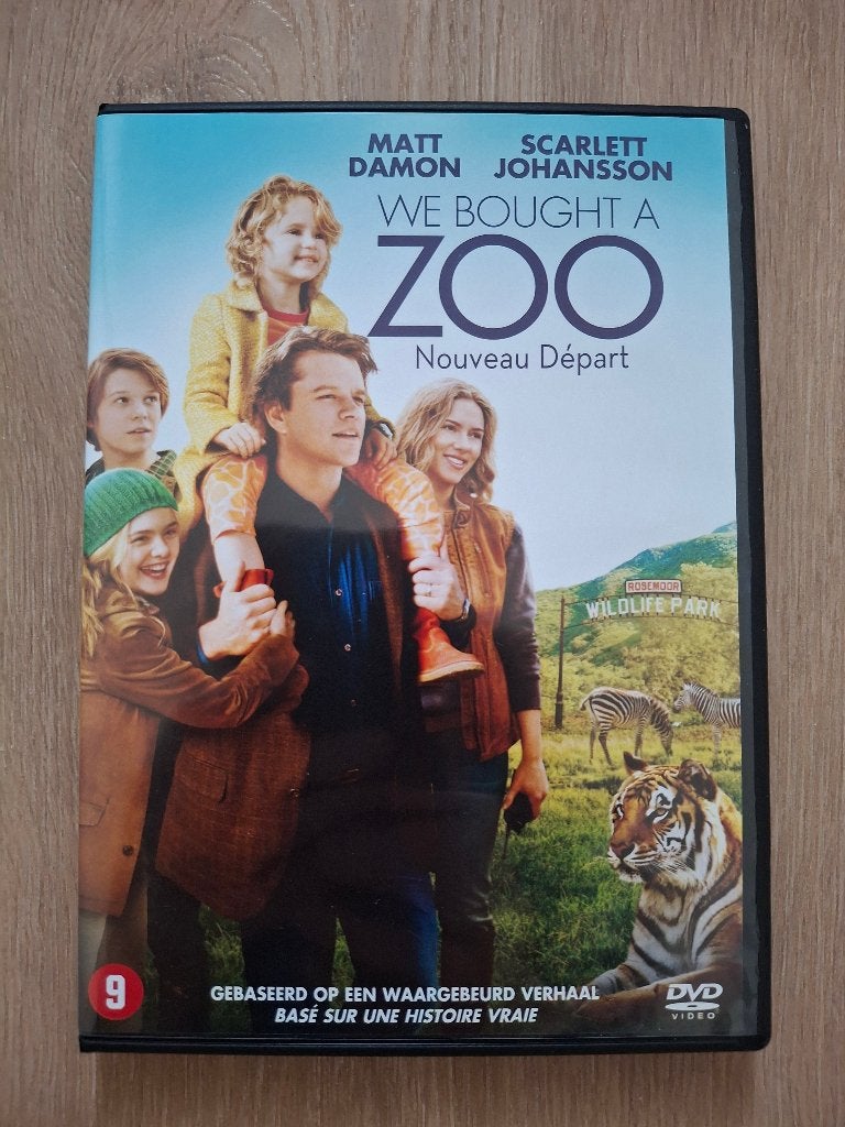 We Bought a Zoo (DVD 2011), Cd's en Dvd's, Dvd's | Drama, Zo goed als nieuw, Waargebeurd drama, Vanaf 9 jaar, Engels, Nederlands