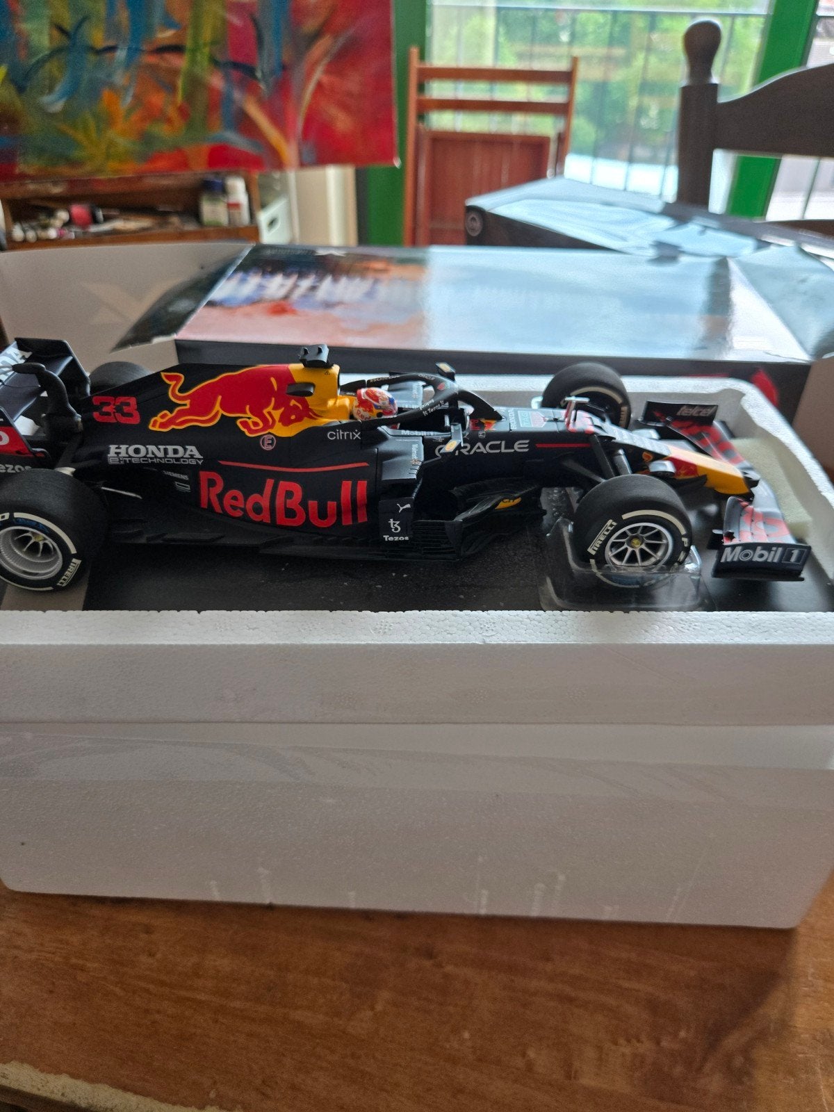 Max Verstappen Red Bull Racing RB16B 2021 Dutch GP winnaar, Ophalen of Verzenden