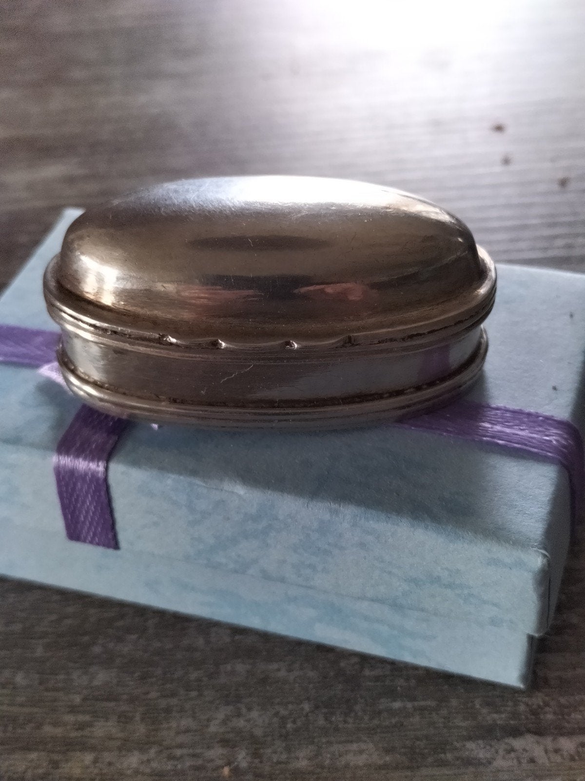 Antiek Zilveren Pillendoosje/Ringen Doosje, Verzenden, Zilver