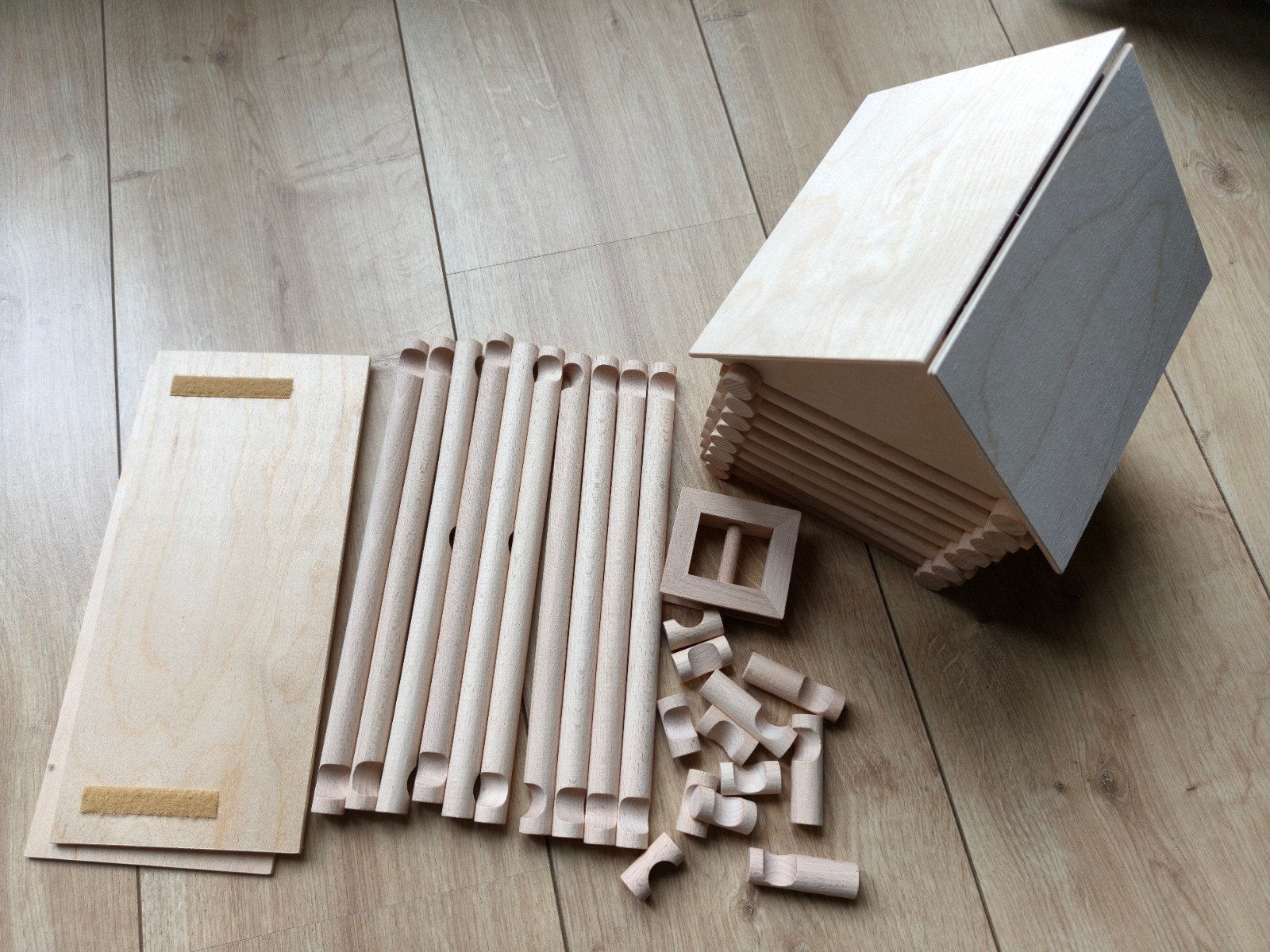 Houten speelgoed/bouwpakket, Ophalen of Verzenden, Zo goed als nieuw