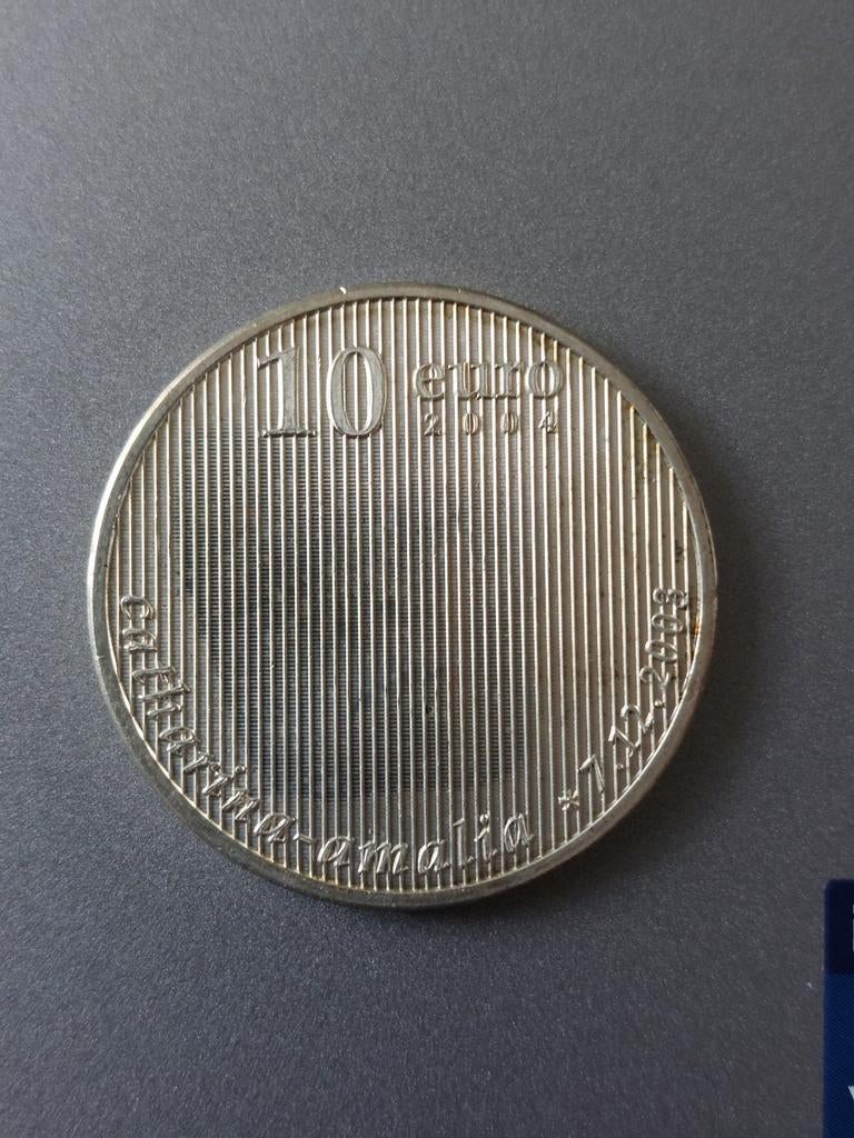 Zeldzame 10 euro munt 2004 Beatrix Amalia, Postzegels en Munten, Munten | Europa | Euromunten, Overige landen, Ophalen of Verzenden