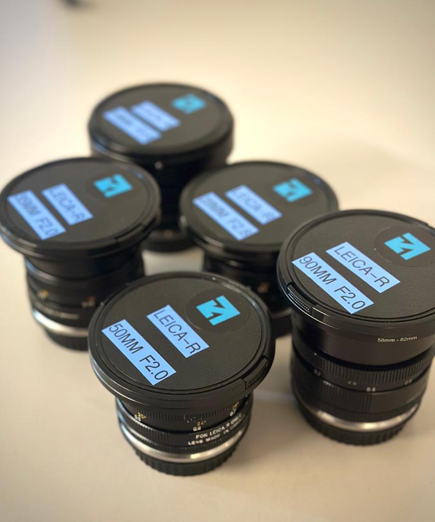 Leica-R lenze set, Ophalen of Verzenden, Zo goed als nieuw, Standaardlens