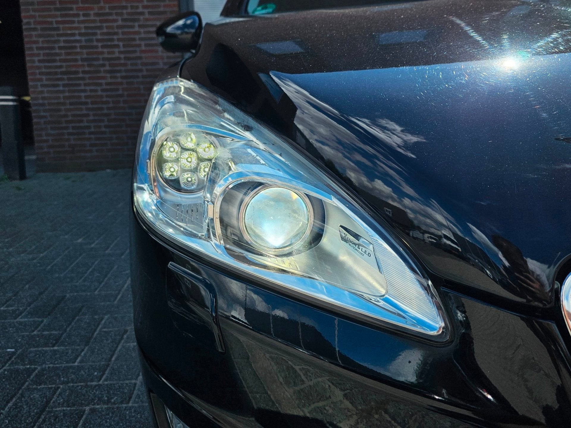 Peugeot 508 1.6 THP Allure / Leder, Auto's, Voorwielaandrijving, Gebruikt, Met garantie (alle), Zwart