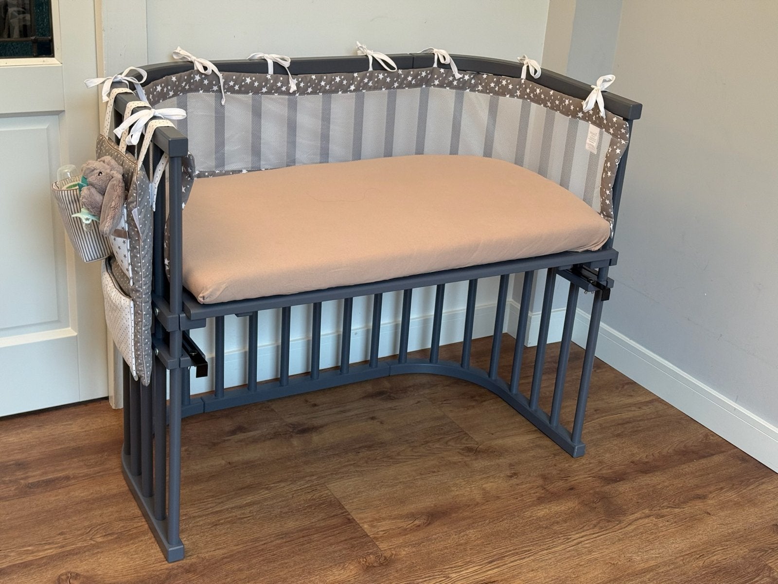 Babybay Cosleeper Maxi - Grijs, Ophalen, Zo goed als nieuw, Wieg