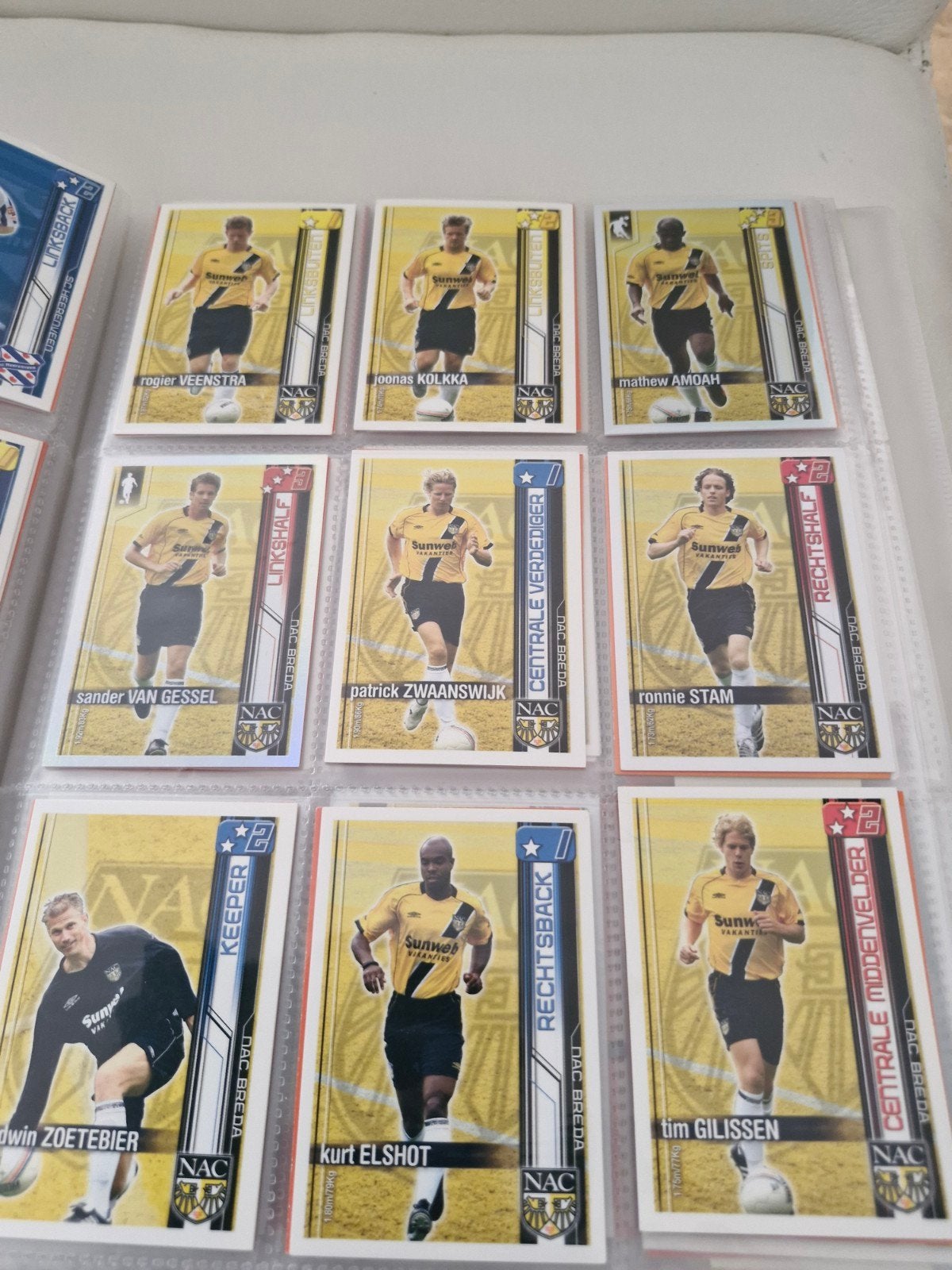 All Stars Trading Cards 2007-2008 NAC Breda, Ophalen of Verzenden, NAC Breda, Poster, Plaatje of Sticker