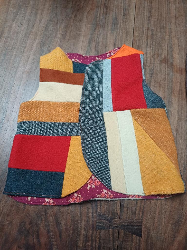 Patchwork verkleedjasje - sprookjesachtig / Vrije School, Ophalen of Verzenden, Nieuw