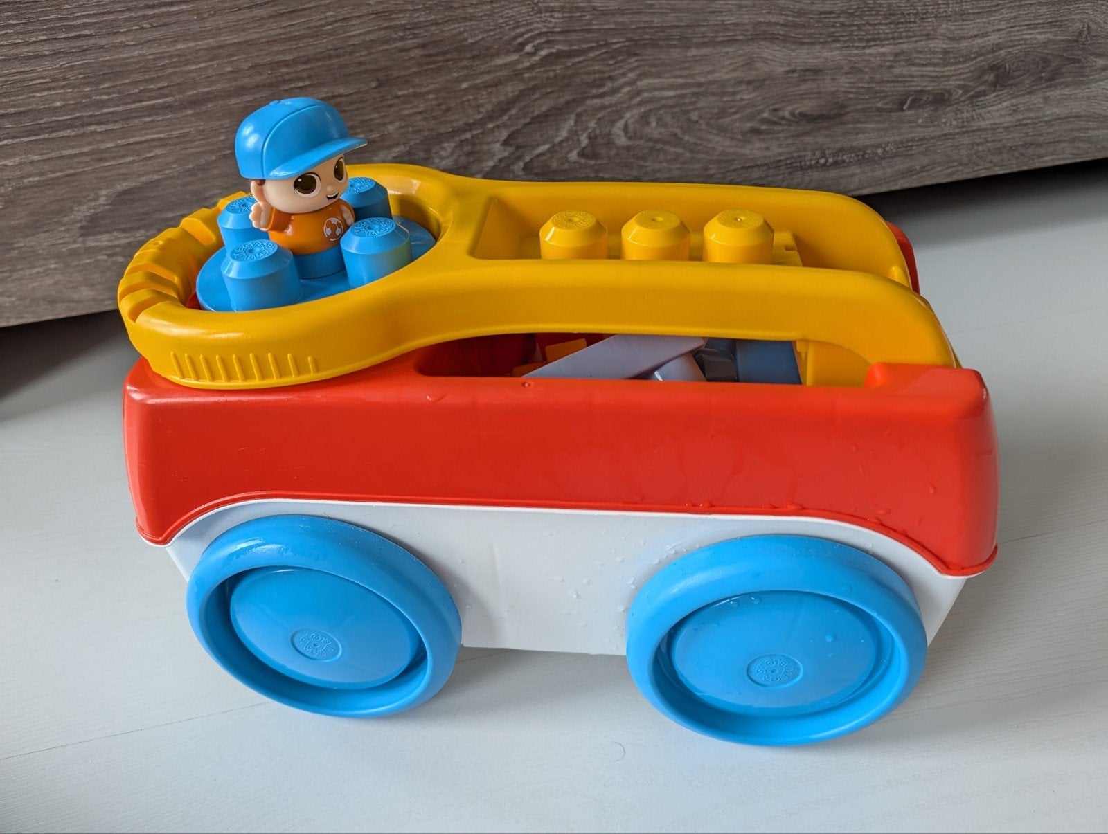 Mega Bloks Blokken Draaiwagen, Ophalen