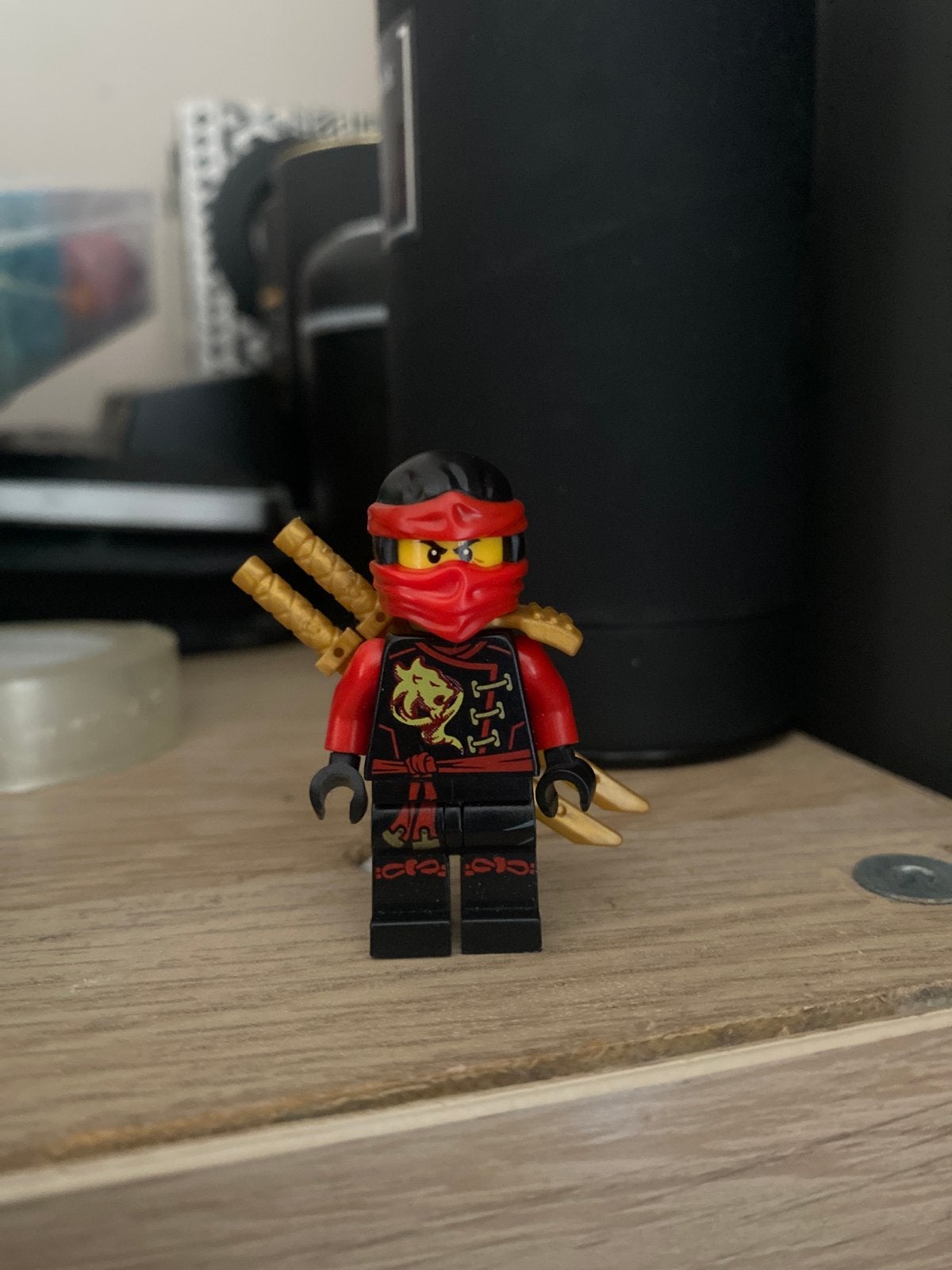 Lego Ninjago Skybound Kai Minifiguur met wapens, Lego, Ophalen of Verzenden, Zo goed als nieuw, Minifiguur
