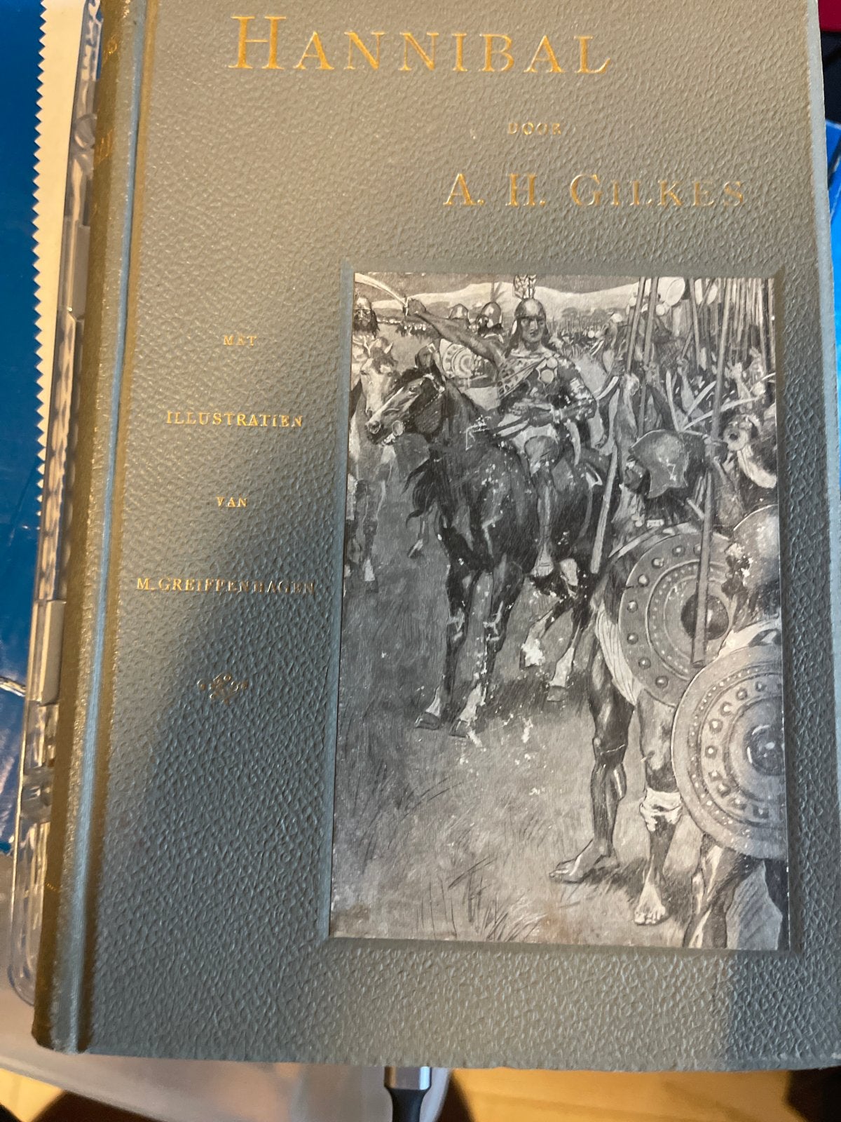 Antiek Boek: Hannibal door A.H. Olkes (1898), Boeken, Ophalen of Verzenden, 19e eeuw, Gelezen, Europa