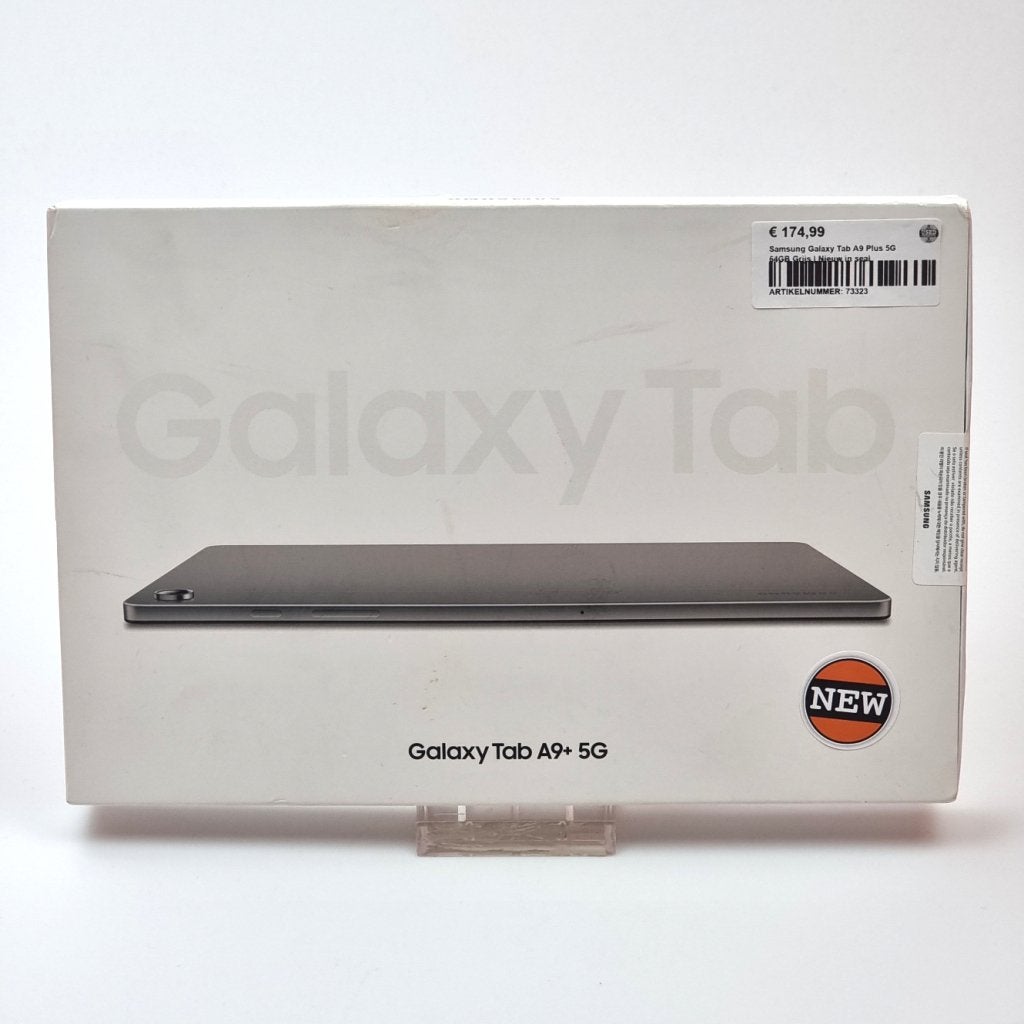Samsung Galaxy Tab A9 Plus 5G 64GB Grijs | Nieuw in seal, Computers en Software, Android Tablets, Samsung, Nieuw, Support@Samsung.com