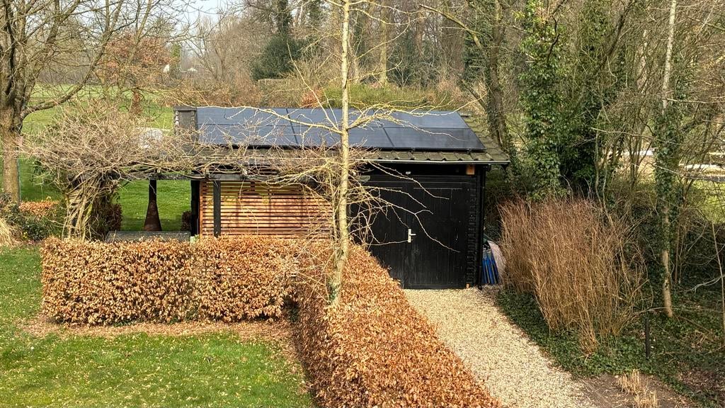 Tuinhuis met Berging en Veranda., Tuin en Terras, Tuinhuizen, Ophalen, Gebruikt, 400 cm of meer, 500 cm of meer