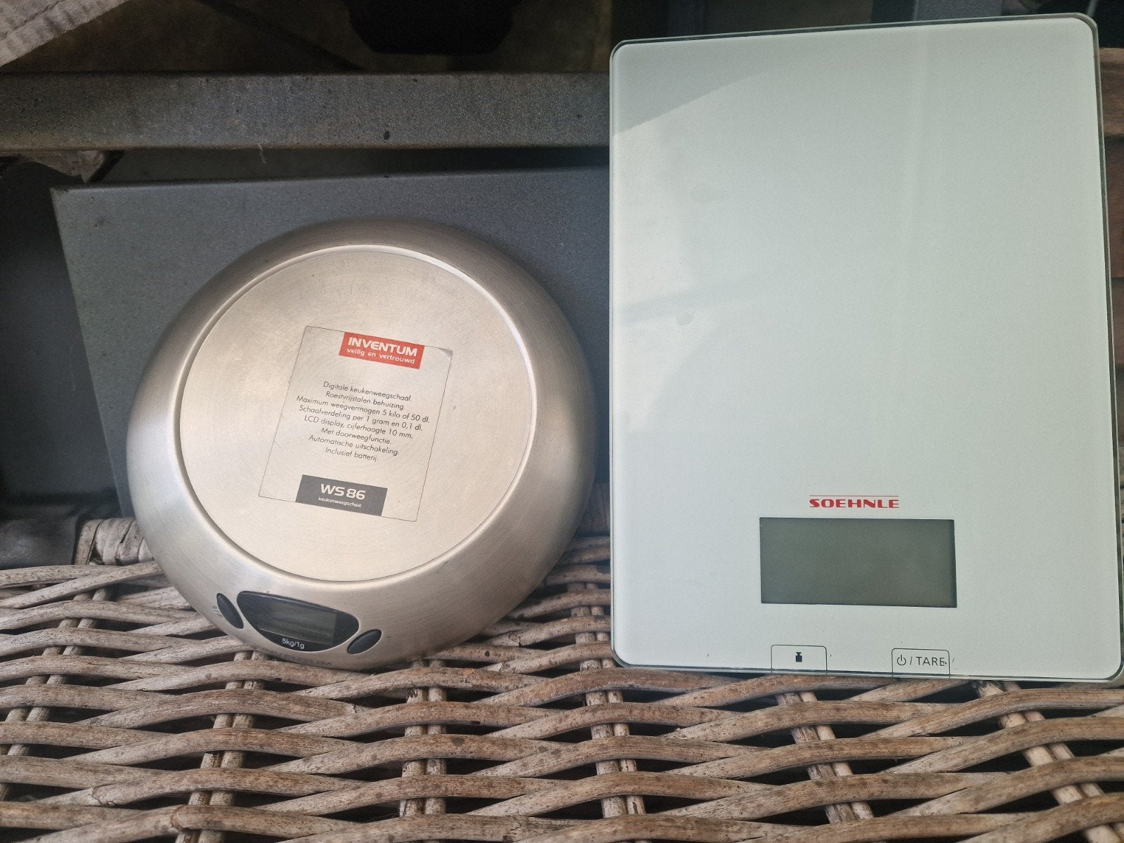 Soehnle en Inventum Keukenweegschalen - Nauwkeurig., Ophalen of Verzenden, Gebruikt
