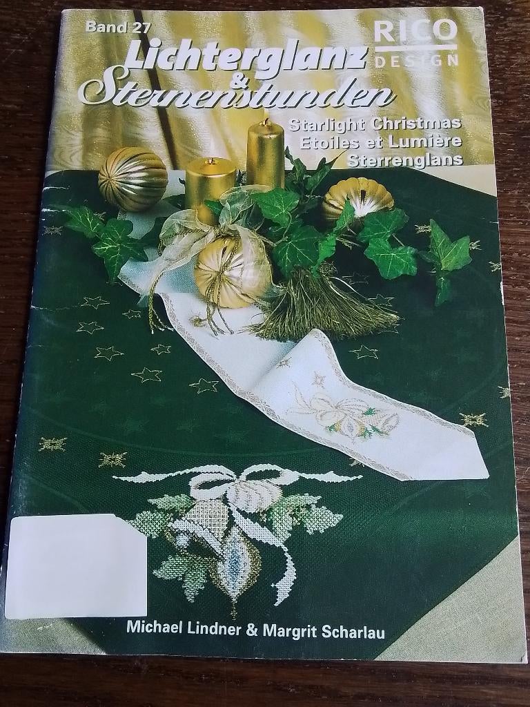 Rico borduurboekje nr 27, starlight christmas, Ophalen of Verzenden, Zo goed als nieuw, Handborduren, Patroon