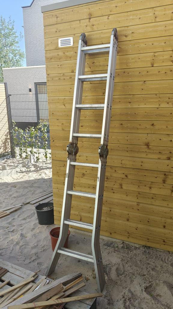 Vouw ladder, Ophalen, Gebruikt, Ladder, Opvouwbaar of Inschuifbaar