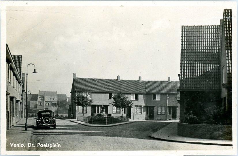 Venlo dr. Poelsplein, Ophalen of Verzenden, 1920 tot 1940, Ongelopen, Limburg