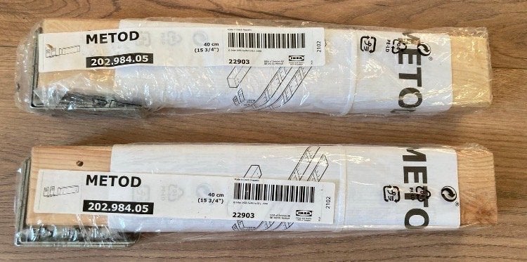 IKEA Metod  steunbevestiging voor keukeneiland, Huis en Inrichting, Keuken | Keukenelementen, Minder dan 50 cm, Nieuw, Ophalen of Verzenden