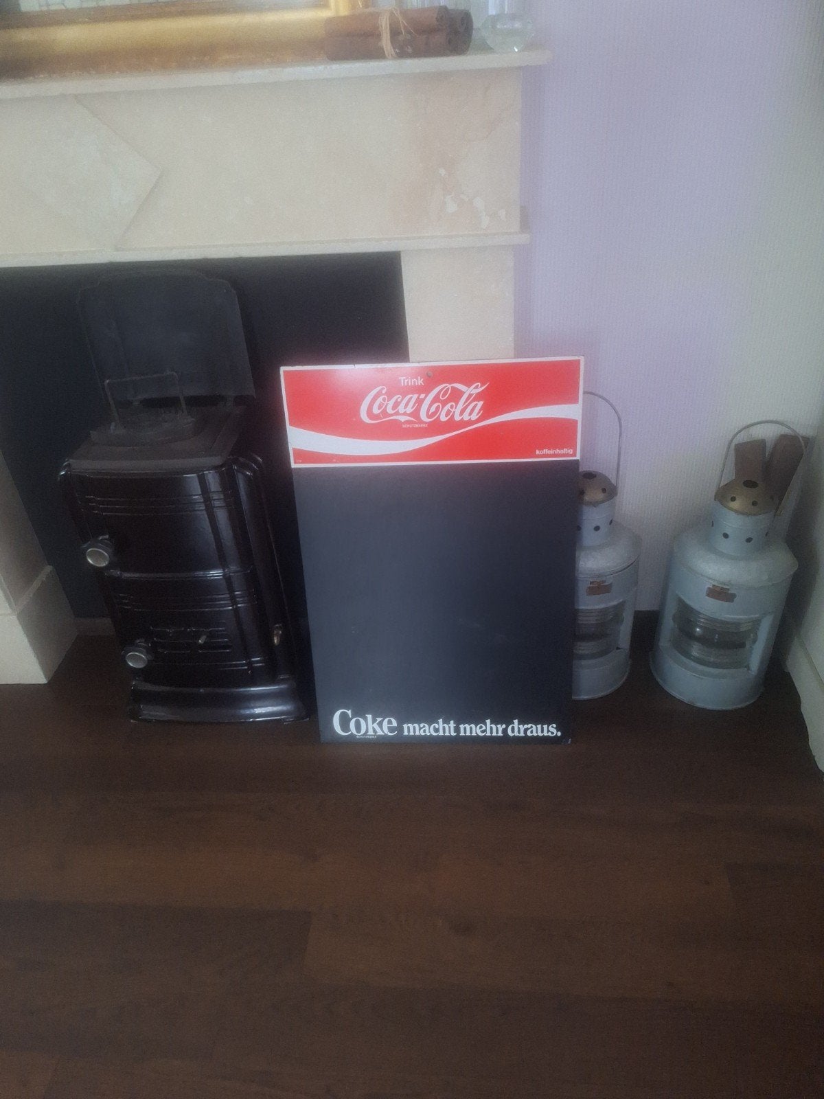 Vintage Coca-Cola Reclamebord - Krijtbord, Ophalen of Verzenden
