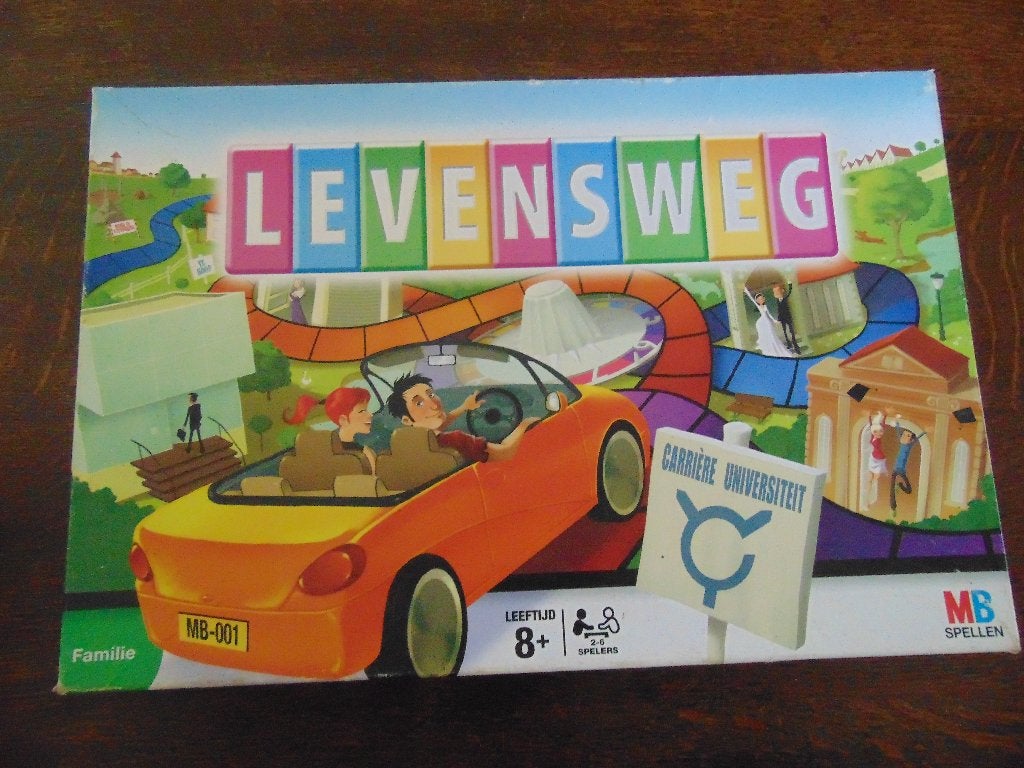 Levensweg Spel van MB, Een of twee spelers, Ophalen of Verzenden, Gebruikt, MB Spellen