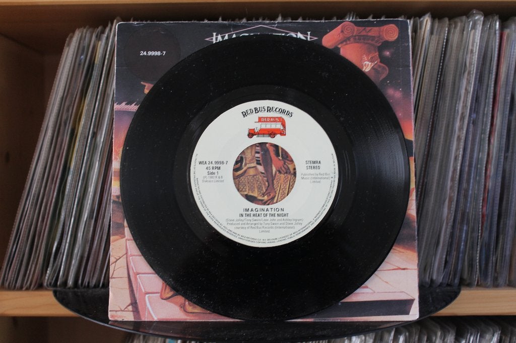 7" Single Imagination - In The Heat Of The Night + Instrumen, Gebruikt, 7 inch, Ophalen of Verzenden, Pop
