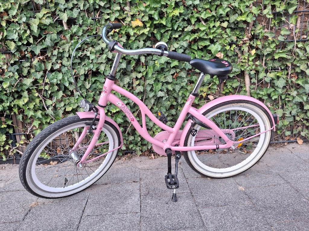 Roze Meisjes fiets Alpina 22 inch, Fietsen en Brommers, Fietsen | Meisjes, Ophalen, 22 inch, Gebruikt, ALPINA