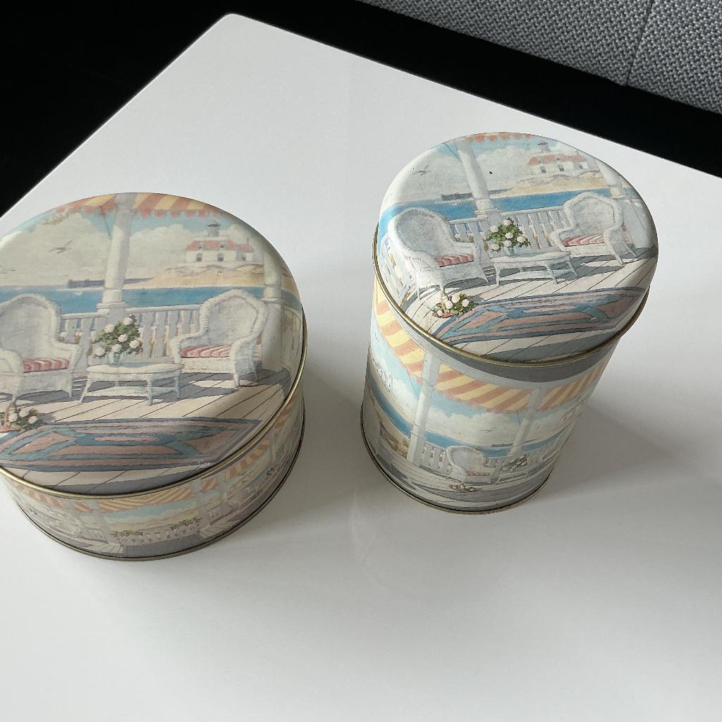 Italiaanse vintage blikken, Verzamelen, Blikken, Ophalen of Verzenden, Gebruikt, Overige, Overige merken